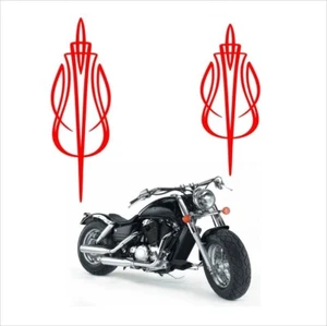 Tail & Gas Tank Scroll Pinstripe Decal - For Motorcycle and ATV - Picture 1 of 2