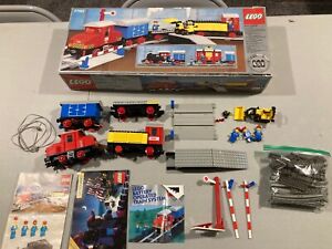LEGO Vintage 7720 Diesel Freight Train Town W/ Instructions & Box Near Complete