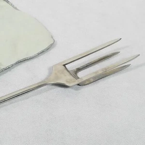 Vintage Latama Italy Edelstahl Fleisch Servier Gabel Mid Century Modern  - Bild 1 von 6