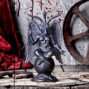 Nemesis Now BAPHOMET ANTICHITÀ statuina strega pagana gotica stregoneria vampiro - Foto 1 di 8