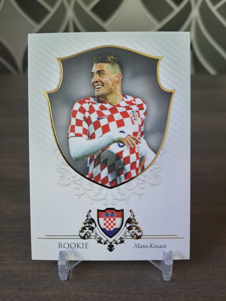 2016 Futera Unique 093 Mateo Kovacic ROOKIE CARD Croatia Manchester City RC - Image 1 of 2