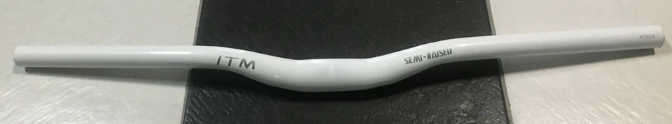 Lenker Fahrrad Mountain Bike ITM Samen Raised 31,8 MTB Weiß Rise Handlebar 630mm - Bild 1 von 1