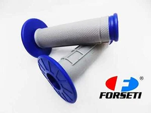 YAMAHA YZ450F BLUE GREY FORSETI HAND GRIP SET HANDLEBAR GRIPS PAIR - Bild 1 von 4