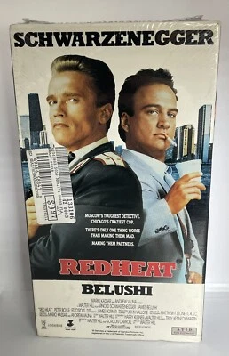 Red Heat VHS 1988 Sealed Watermarks Dolby Stereo - Image 1 of 4