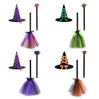 Halloween Broomsticks Witch Hat Household Festival Holiday Party Background