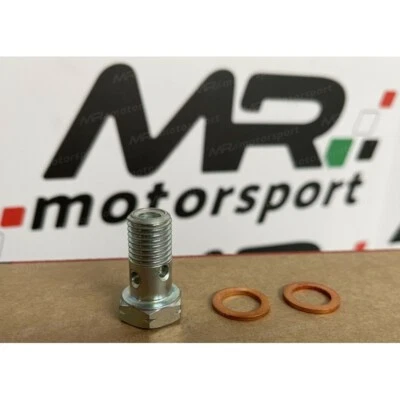 MRMOTORSPORT Vite forata carico olio turbina Fiat 500 Abarth 1.4 T-Jet Turbo TD04 GT 1446 IHI