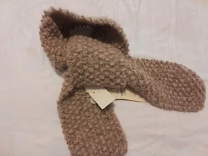 Neu Handarbeit Strick Schal Wolle & Mohair, 53" x 5", 2 Garne: Italien & England 52 x 5 - Bild 1 von 10