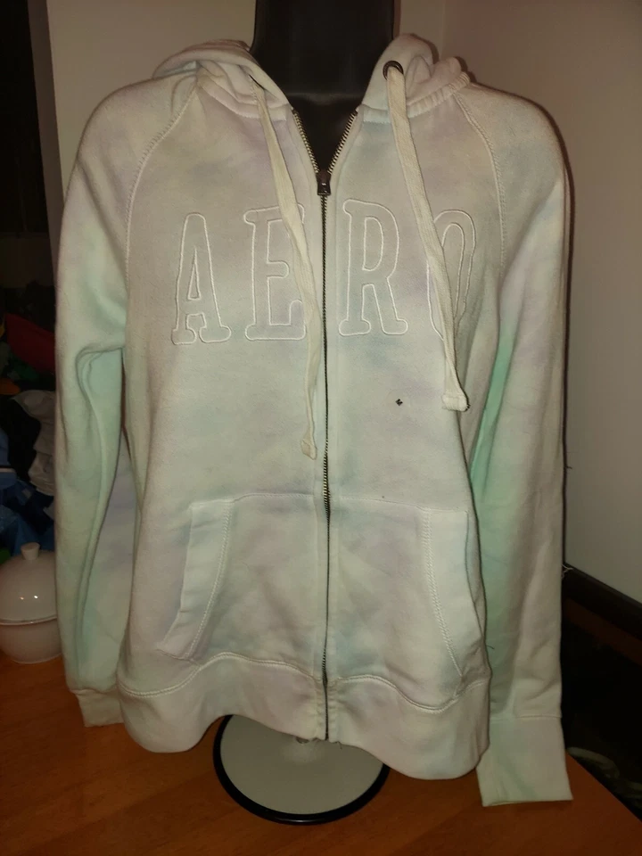 Sudadera con capucha Aeropostale Tye Dye cremallera completa para mujer mediana $54,50 Foto 1 de 4
