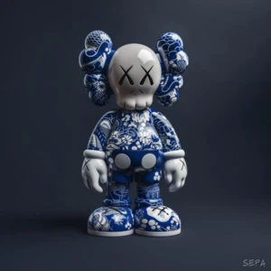 Porcelain Series - Kaws - Glossy Prints - PikPoket Gallery - Picture 1 of 2