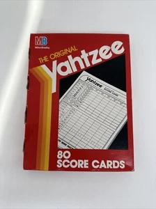 Original YAHTZEE SCORE PADS SCORE CARDS Vintage Milton Bradley …3 - Picture 1 of 19