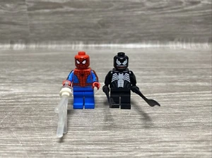 LEGO Spiderman Venom W/ Teeth Parted Minifigures From Spider Mech vs Venom 76115 - Picture 1 of 7