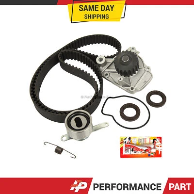 Kit de correa de distribución bomba de agua para 92-95 Honda Civic Del Sol 1,6 L SOHC D16Z6 Foto 1 de 4