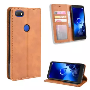 For Alcatel 1S 3X 3L 1V 1L Wallet Card Cover Anti-Fall Phone Protective Case New - Picture 1 of 10