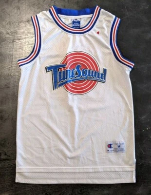 Винтажная баскетбольная футболка 1990-х Space Jam Tune Squad Michael Jordan Champion размер M - Изображение 1 из 4