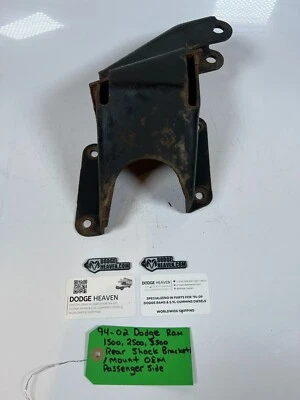 Dodge Ram 1500-3500 1994-2002 soporte de amortiguador trasero/montaje lado del pasajero Foto 1 de 4