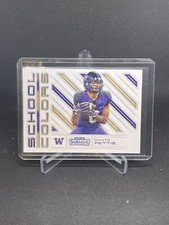 2018 Panini Contenders Draft Picks School Colors #15 Dante Pettis
