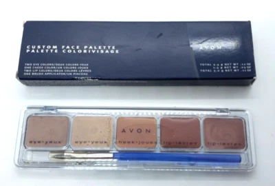 Avon Custom Face Palette Beiges & Browns 2 - Eye, 1 - Blush, 2 - Lip, 1 - Brush - Image 1 of 4