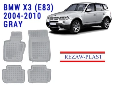 REZAWPLAST Floor Liners for 2004-2010 BMW X3 Floor Mats E83 Tailored Custom Fit - Изображение 1 из 4