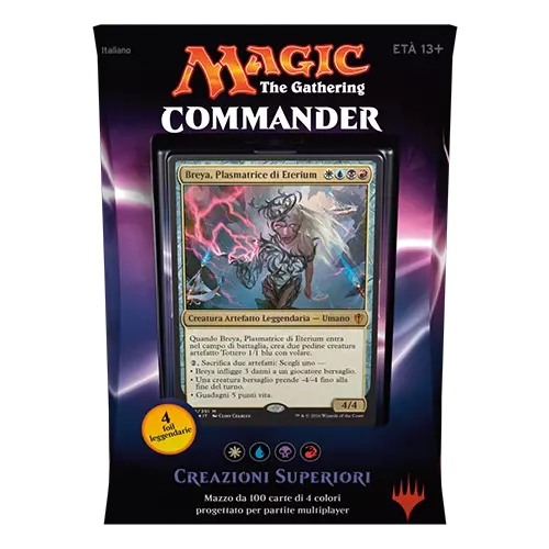 ITALIAN Magic MTG 2016 Commander C16 Invent Superiority Deck The Gathering - Image 1 of 2