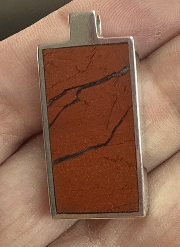 Ciondolo Gucci Argento Sterling Vergine Diaspro Rosso