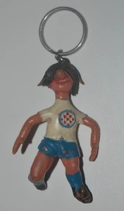 NK HAJDUK SPLIT Kroatien ex Yu Fußball Vintage Gummi Schlüsselanhänger Schlüsselring selten - Bild 1 von 2