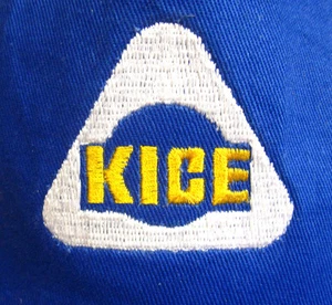 KICE INDUSTRIES baseball hat Wichita triangular logo Air Systems cap Kansas snap - Picture 1 of 2