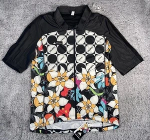 Adidas x Mnisi Cycling Jersey Short Sleeve Size L Men Black White IA2166 (Ts) - Picture 1 of 6