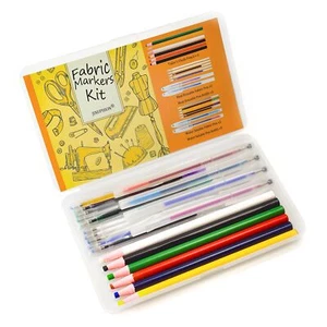 Sewing Fabric Markers Kit with Storage Box, 6Pcs Tailors Chalk Pencil / 2Pcs ... - Picture 1 of 7