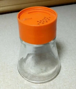 Androck 2 9-342 Restaurant Tabletop Sugar Shaker Dispenser Orange Top USA - Picture 1 of 9