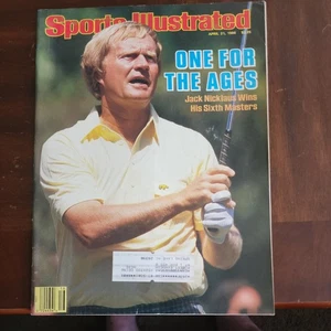 X3 1986 JACK NICKLAUS Sixth Masters Golf Sports Illustrated Magazine - Picture 1 of 2