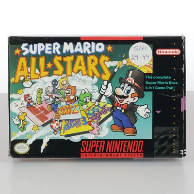 Super Mario All-Stars - Boxed with Manual - SNES - 1993 Game - Image 1 of 4