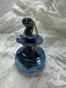 Vintage Alan Fox Kunstglas irisierend Parfüm Duft Flakon - Bild 1 von 14