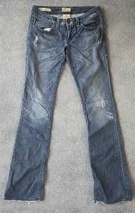 William Rast Damen Sadie Straight Leg Distressed Denim Jeans Blau Größe 26 - Bild 1 von 10