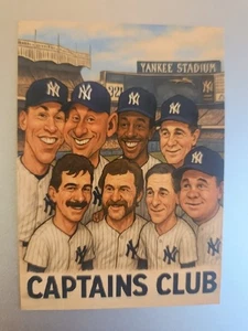 Yankees Caricatures Custom Card - Captains Club - Picture 1 of 2