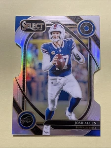 2024 Panini Select Josh Allen #225 Club Level Silver Prizm Die Cut Buffalo Bills - Picture 1 of 2