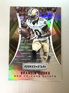 Brandin Cooks 2016 Panini Rookies & Stars #69 Longevity Silver #’d 48/75 Saints - Picture 1 of 2