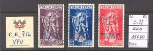 C_E_714. EGEO - GENERALI. 1930 "FRANCESCO FERRUCCI" air set. Sas A1-A3. Used - Picture 1 of 1