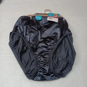 VANITY FAIR 3 paia slip mutandine intimo donna taglio alto nylon taglia 4XL/11 - Foto 1 di 6