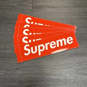 Supreme Classic Red Box Logo Sticker - 5 Pack New 100% Authentic - Picture 1 of 2