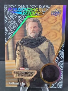 KURT RUSSEL as Ego 2024 Upper Deck Guardians of the Galaxy 3 Franchise Icon /249 - Picture 1 of 3