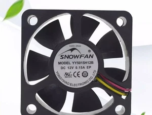 SNOWFAN YY5015H12B DC12V 0.15A 3-Wire Cooling Fan - Picture 1 of 1