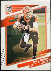 2021 Donruss Optic Football Joe Burrow Cincinnati Bengals Base Card #134 - Bild 1 von 2