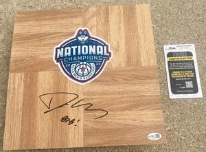 DANNY HURLEY SIGNED 12X12 Floor Tile JSA COA UCONN HUSKIES National Champions 23 - Afbeelding 1 van 2