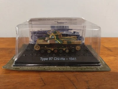 Amercom Type 97 Chi-Ha 1941 WWII model tank for collectors New NIB - Image 1 of 4
