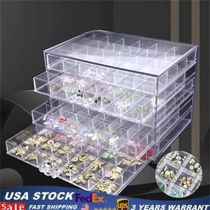Organizador de exhibición de suministros de arte en uñas de 5 capas 120 rejillas caja de almacenamiento de arte en uñas - Imagen 1 de 16