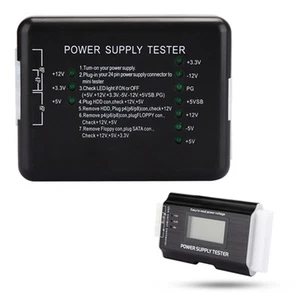 Computer Power Supply Tester LCD Display Support 20/24Pin ATX FY - Bild 1 von 22