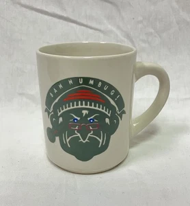 Vintage Denny's Restaurant Heat Sensitive Coffee Mug BAH HUMBUG Scrooge Mug Cup - Picture 1 of 6