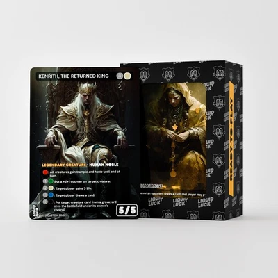 Kenrith, the Returned King X MTG Custom Altered Art | Full 108 Card EDH Deck - Image 1 of 4