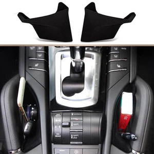 For Porsche Cayenne 2011-2018 Black Inner Gear Shift Armrest Storage Box 2pcs - Picture 1 of 7