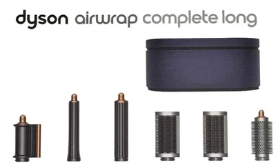DYSON AIRWRAP COMPLETE LONG HS05 NICHEL RAME + BOX LISCI RICCI BABY HAIR NUOVO - Immagine 1 di 4